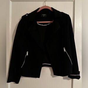 T Tahari faux suede jacket